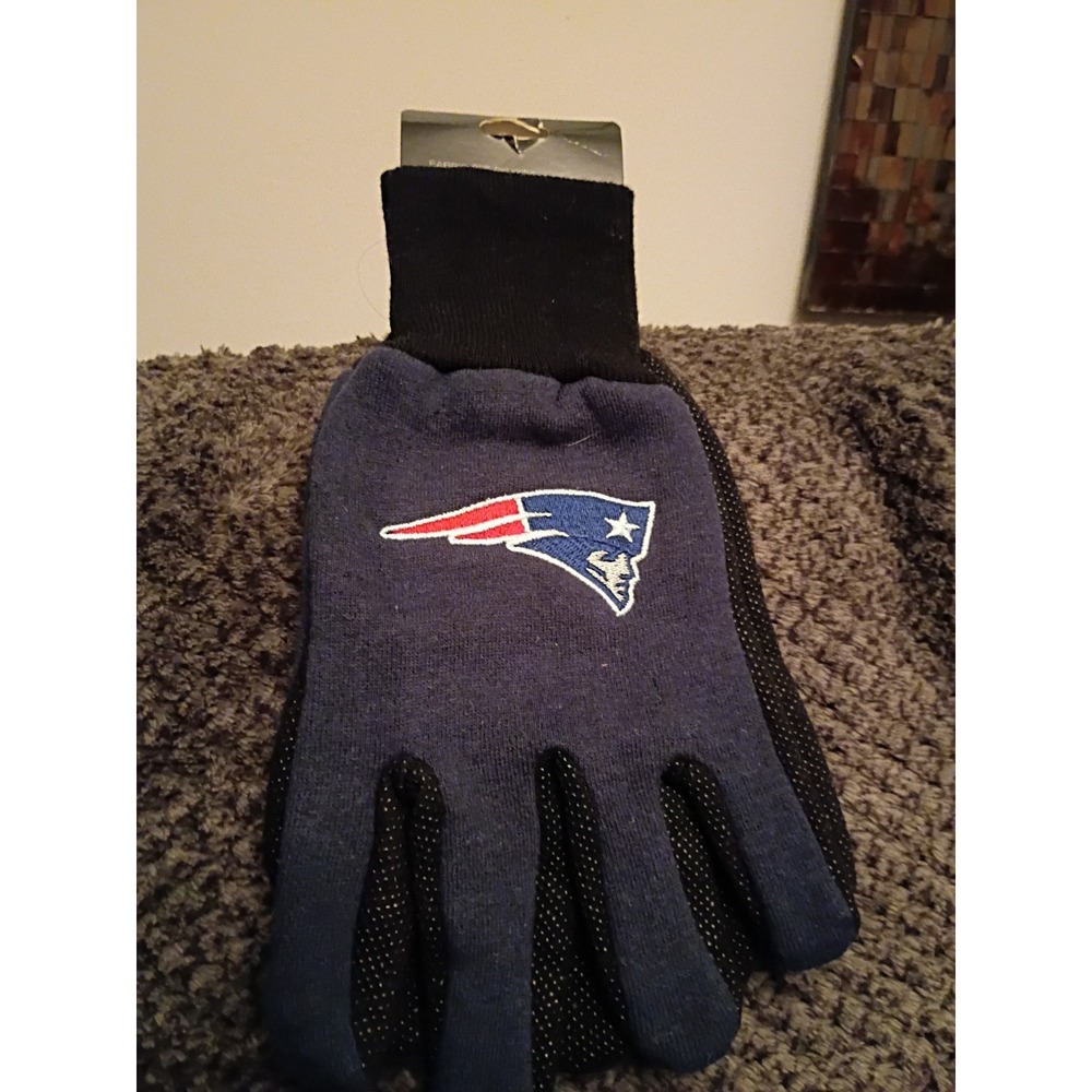 New NFL Utility Work Sport Garden Grip Gloves  Blue
